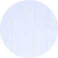 thumbnail image 1 of Ahgly Company Machine Washable Indoor Round Solid Blue Modern Area Rugs, 8' Round, 1 of 4