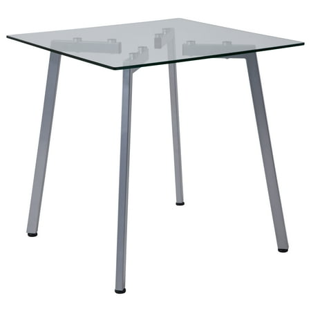 Flash Furniture Roxbury Collection Gl End Table With Silver Metal Flash Furniture Roxbury Collection Gl End Table With Silver Metal Legs