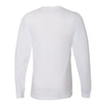 thumbnail image 5 of American Apparel Long Sleeve T-Shirt, Crew Neck Fine Jersey Casual Tee 100% Cotton Thread (White Color, 6 Pack L), 5 of 6
