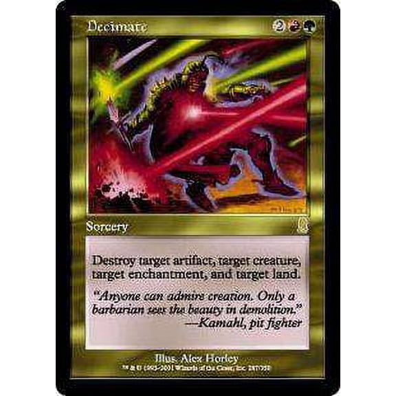 MtG Odyssey Rare Decimate #287