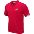 thumbnail image 2 of Men's Colosseum Scarlet Ohio State Buckeyes Santry Lightweight Polo, 2 of 3