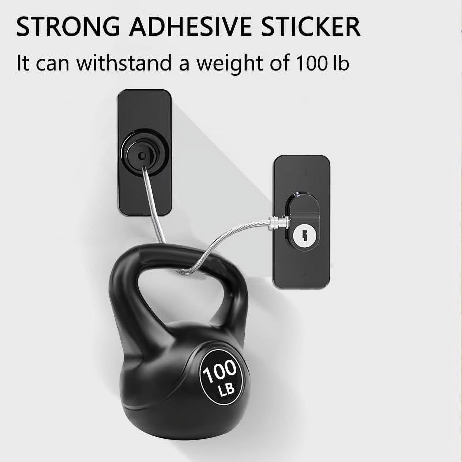 Fridge Lock (4 Pack),Refrigerator Lock with Keys,for Fridge, Cabinet Locks, Drawers, Dishwasher, Toilet and Child Safety Cabinet Locks, Traceless Adhesive No Drilling (Black)