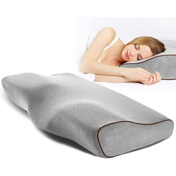 Contour Memory Foam Pillow Side Sleeper Pillow Cervical Pillow for