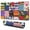 Pioneer Flower Floral-3, variant on Long Mouse Pads for Desk,Pioneer Flower Floral Print Pattern Desk Mats on Top Of Desks, Desk Mouse Pad Extra Large with 3mm Non-Slip Base and Stitched Edge for Gaming,Office,Work,Home 31.5"x11.8"