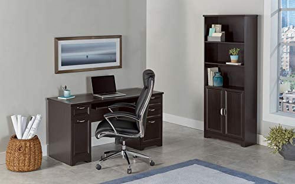 Realspace Magellan 59&quot;W Managers Desk, Espresso - image 5 of 5