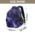 thumbnail image 3 of ALAZA Purple Lightning Marble School Backpack Elementary Bag Bookbag Travel Rucksack, 3 of 6