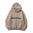 thumbnail image 1 of CNKOO Essentials Chandail à Capuchon pour Hommes et Femmes Hip-Hop de Rue Chandail Molletonné Lettres Réfléchissantes Imprimées Molleton Super Dalian Chandail à Capuchon Mode, 1 of 19