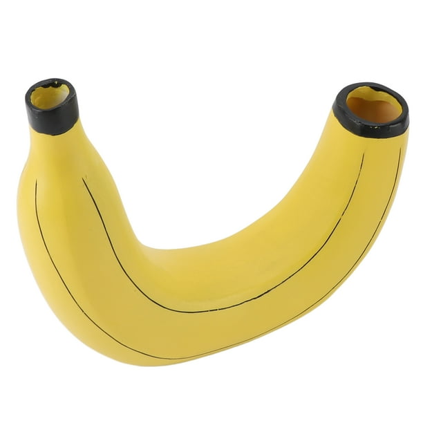 Decoración De Jarrón De Plátano, Elegante Adorno De Jarrón De Resina Hecho A Mano, No Destiñe, Moderno Y Elegante Para Escritorio De Oficina Para El Hogar