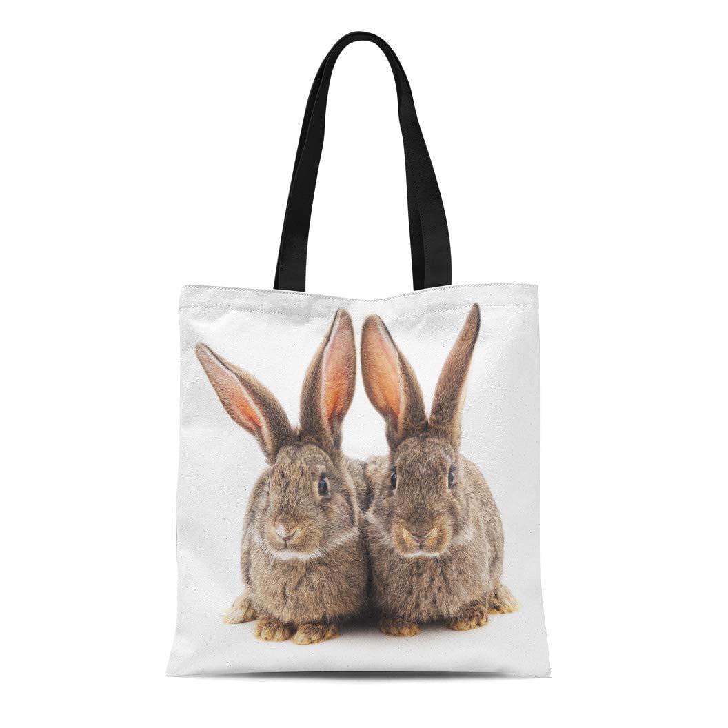 rabbit wine tote