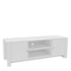 thumbnail image 3 of BOUSSAC Dawson TV Stand with 2 Doors for TVs up to 55", White My Lux Decor Round, 3 of 8