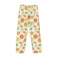 thumbnail image 4 of Kdxio Colorful Lemons Print Men's Sleep Pajama Pant Lounge Pants with Pockets, 4 of 8