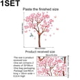 thumbnail image 2 of Plum Bossom Tree Wall Decals PVC Pink Flower Birds Branch Wall Stickers Living Room Bedroom Nursery Spring Wall DIY Art Decor, 2 of 7