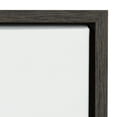 thumbnail image 3 of Kate and Laurel Sylvie Self Actualizing Lion Print Black and White Portrait Framed Canvas Wall Art by Amy Peterson, 23x33 Dark Grey, 3 of 5