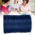 thumbnail image 4 of 6.5cm Nylon Braided Satin Cord Navy 100 Yards Creative Handwork Jewelry Making Diy Craft Decoration, 4 of 7