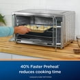 thumbnail image 4 of Oster Air Fryer Oven, 10-in-1 Countertop Toaster, Large Enough for 2 Pizzas, Stainless Steel French Doors, XL Sized, 4 of 5