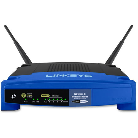 WRT54G Wireless-G Router, Advanced wireless security with 128-bit WEP encryption, MAC, or IP address filtering By (Best Residential Wireless Router 2019)