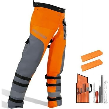PROYAMA 9 Layers Lightweight Chainsaw Chaps, Chainsaw Pants Adjustable Belt, 36-38 Inch
