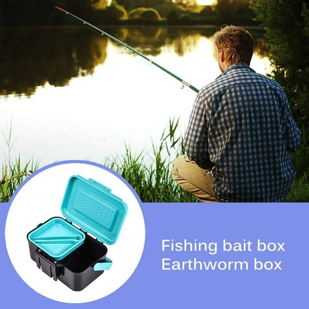 Breathable Worm Bait Holder, Bait Storage Box, Fishing-Accessories