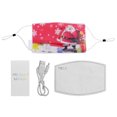 thumbnail image 2 of Christmas Rave Mask 7 colores LED Light Up Face Mask Leyfeng Máscara, 2 of 7