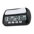 thumbnail image 2 of Reloj de ajedrez digital con alarma audible YS 902, versión en inglés, color negro, 2 of 12