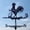 B, variant on Rooster Design Metal Weathervane, Classic Stainless Steel Weather Vane for Barn Roof, Functional Wind Indicator Decoration for Farmhouse & Patio