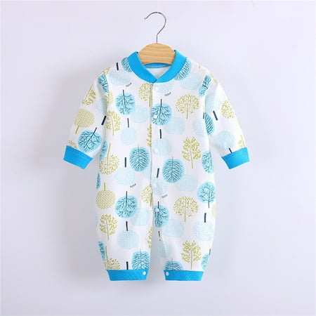

Aayomet Baby Bodysuit Baby and Toddler Boys Snug Fit Footed Cotton One-Piece Romper Jumpsuit Blue 9-12 Months