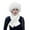 White, variant on MEICHEN Warm Set for Women, 2 Pcs Winter Hat Scarf Set Fuzzy Thickened Windproof Warm Neck Wrap Solid Color Dome Fisherman Hat, Fall Winter Fashion Accessories