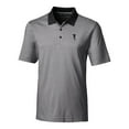 thumbnail image 2 of Men's Cutter & Buck Black Atlanta Falcons Throwback Logo Forge Tonal Stripe Stretch Polo, 2 of 3