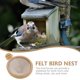 thumbnail image 3 of unbranded Nido De Pájaros De Fieltro Marrón Para Exterior Casa Y Duradera Para Descanso, 3 of 6