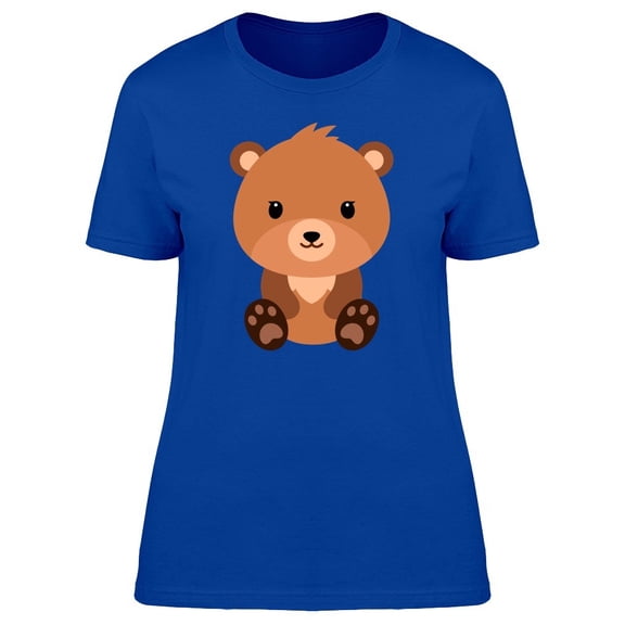 Cute Baby Bear Cartoon Tee Women's -Image by Shutterstock