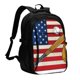 thumbnail image 1 of Balery American Flag And Baseball Mochila con carga USB para hombre y mujer - Mochila impermeable y antirrobo para laptop con puerto USB para viajes, trabajo, 1 of 7