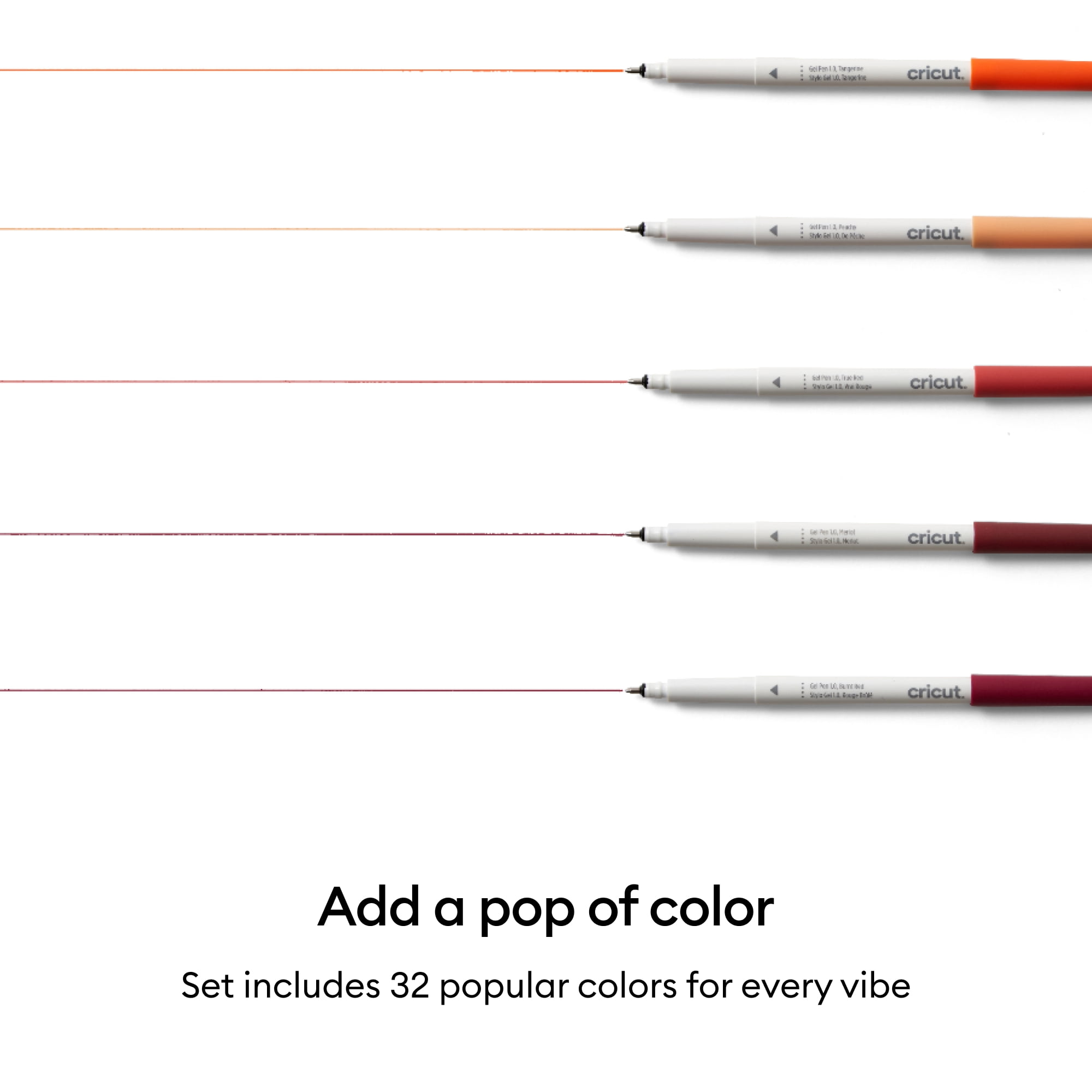 Cricut® Gel Pen 1.0 mm, Ultimate Sampler (32 ct)