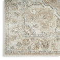 thumbnail image 1 of HomeRoots 521801 12 ft. Oriental Power Loom Washable Runner Rug, Beige, 1 of 1