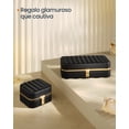 thumbnail image 4 of SONGMICS HOME Organizador Joyas viaje estuche pequeño con espejo 10.5x20.5x6cm, 4 of 5