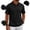Black, variant on OIOLOYJM Mens Short Sleeve Polo Shirts Quick Dry Casual Lightweight Work Golf Shirts Breathable Classic Fit Soft Workout T-Shirt Black L