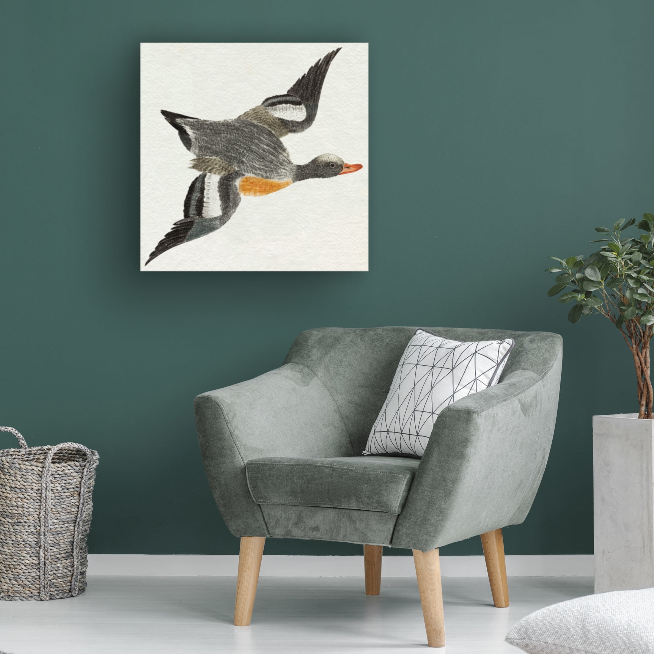 Trademark Fine Art Johan Teyler Flying Ducks I Canvas Wall Art