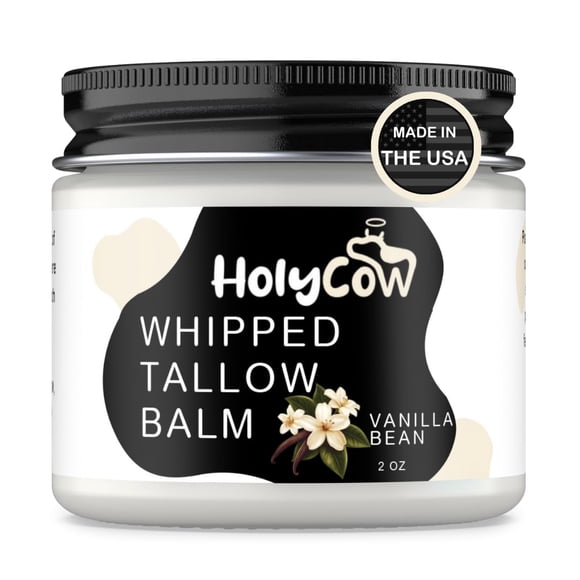 Bálsamo de sebo batido HolyCow Vainilla 60 ml hidratante para la piel