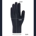 thumbnail image 2 of Women Korean Plush Solid Color Thickened Cycling Gloves Warm Winter Knitted Gloves Touch Screen Gloves BROWN, 2 of 8