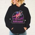 thumbnail image 2 of Sudadera con capucha con estampado de dinosaurio Mamasaurus para mujer, ropa de talla grande, otoño e invierno, popular para el Día de la Madre, 2 of 5