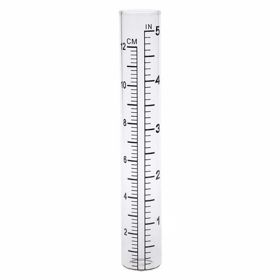 5.5 Plastic Rain Gauge Replacement Tube,Clear Capacity Plastic Rain Gauge Replacement Rain Tubes,Accurate Outdoors,f Gauges
