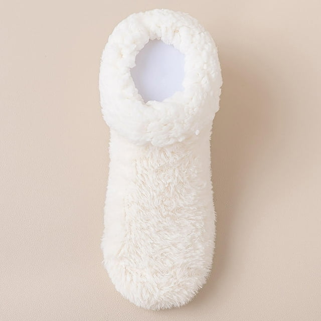 Roncen Women’s Plush Winter Slipper Socks, Ultra Soft Thick Fuzzy Socks with Non-Slip Grips for Indoor