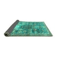 thumbnail image 2 of Ahgly Company Indoor Rectangle Persian Turquoise Blue Traditional Area Rugs, 2' x 3', 2 of 4