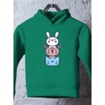 thumbnail image 3 of Bunny Deer Cat Friend Stack Hoodie Toddler -Image by Shutterstock,  2 Toddler, 3 of 4