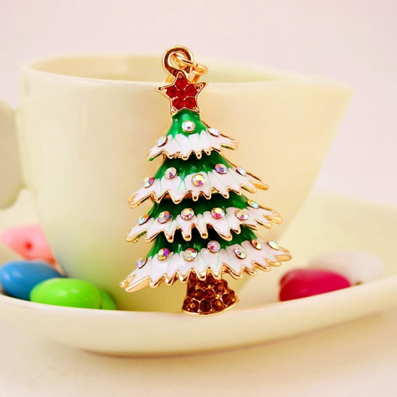 ELAYARD 2-Pack Holiday Keychains in Mixed Colors, Christmas Decoration Accessories for Festive Season Cheer and Giving
