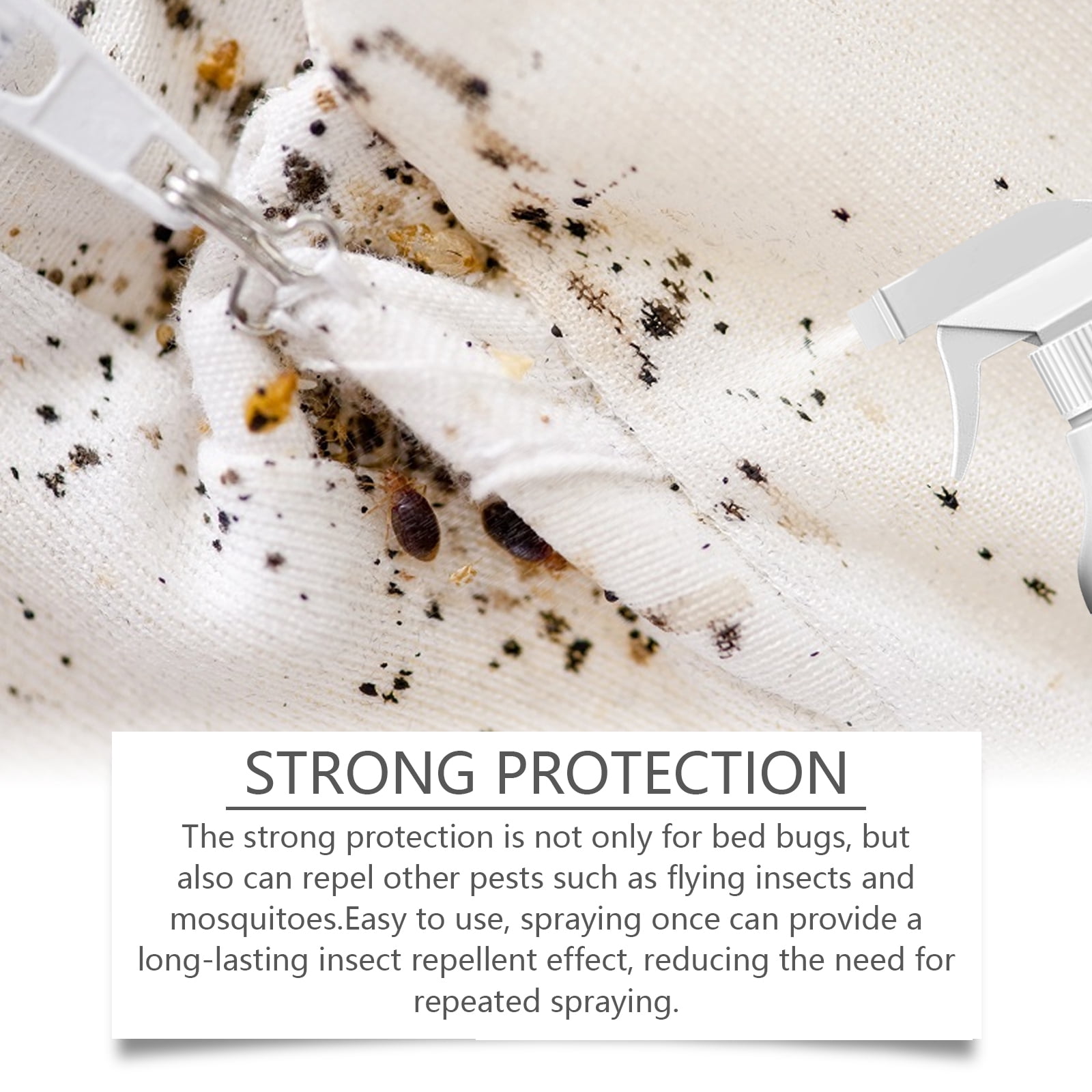 Alvantor Bed Bug Killer Spray Natural Plant Based Mattress Treatment for Home, 4fl.oz