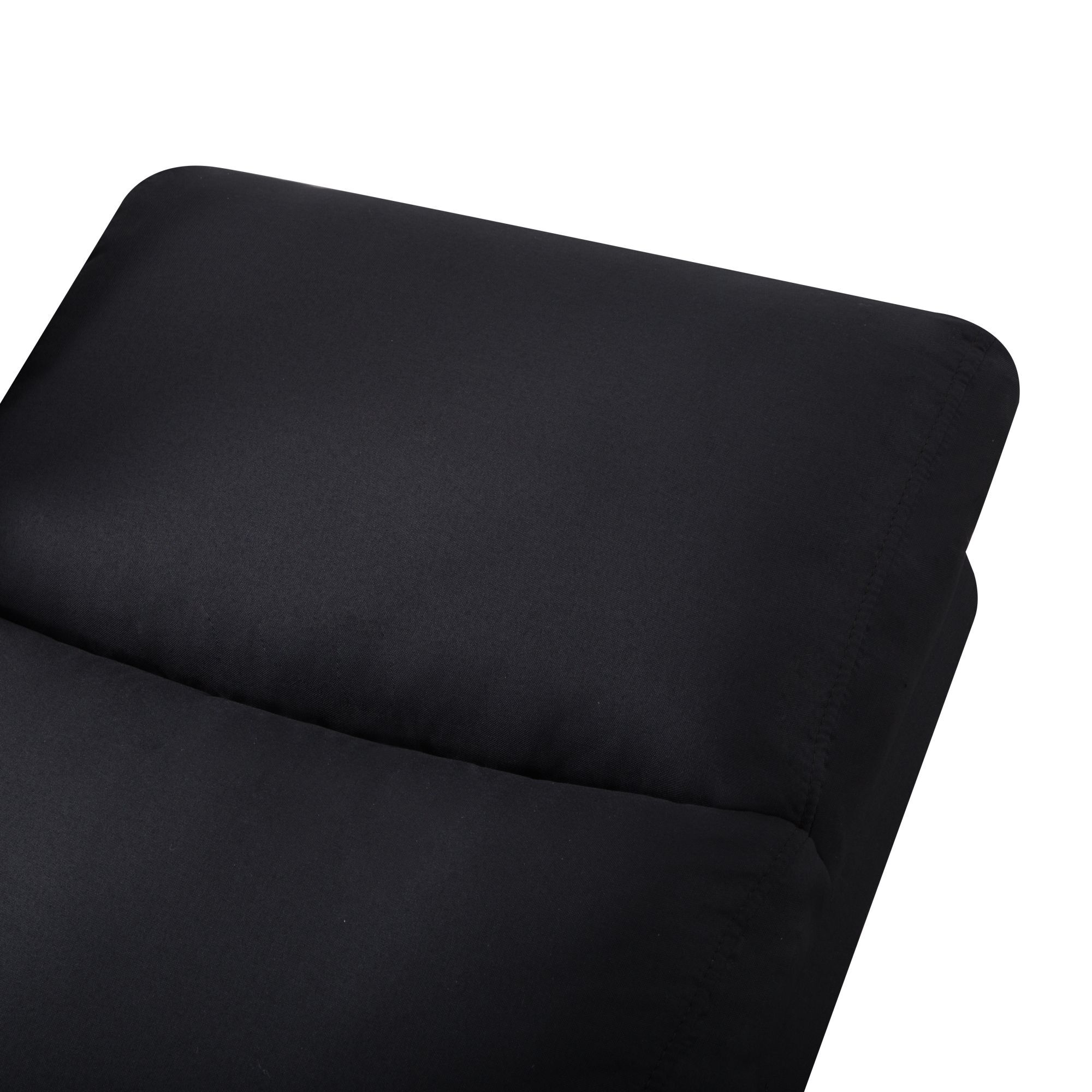 Aukfa 59.4" Recliner Loveseat, Manual Recling Sofa with Storage Console and Cup Holder for Living Room, Black