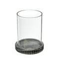 thumbnail image 1 of Glass Candle Holder With Grey Marble Base, 1 of 4