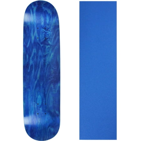 Skateboard Deck Pro 7-Ply Canadian Maple STAINED BLUE With Griptape 7.5  - 8.5 price history on PriceWatchPro