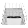 thumbnail image 1 of Organizador De Cocina, Práctico Estante Para Platos Firme, Acero Inoxidable Grueso Para El Hogar, Cocina, Restaurante, Tazón, Plato, Palillos, Almacenamiento, Organizador De Cergrey Dish Drain Rack, 1 of 8
