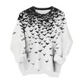 thumbnail image 4 of FNFYFH Halloween Sweatshirts Women Long Sleeve Graphic Halloween Shirts Casual Pullover Top, 4 of 8